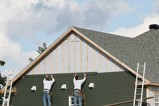 Professional Siding Contractor technician working in Landis, NC